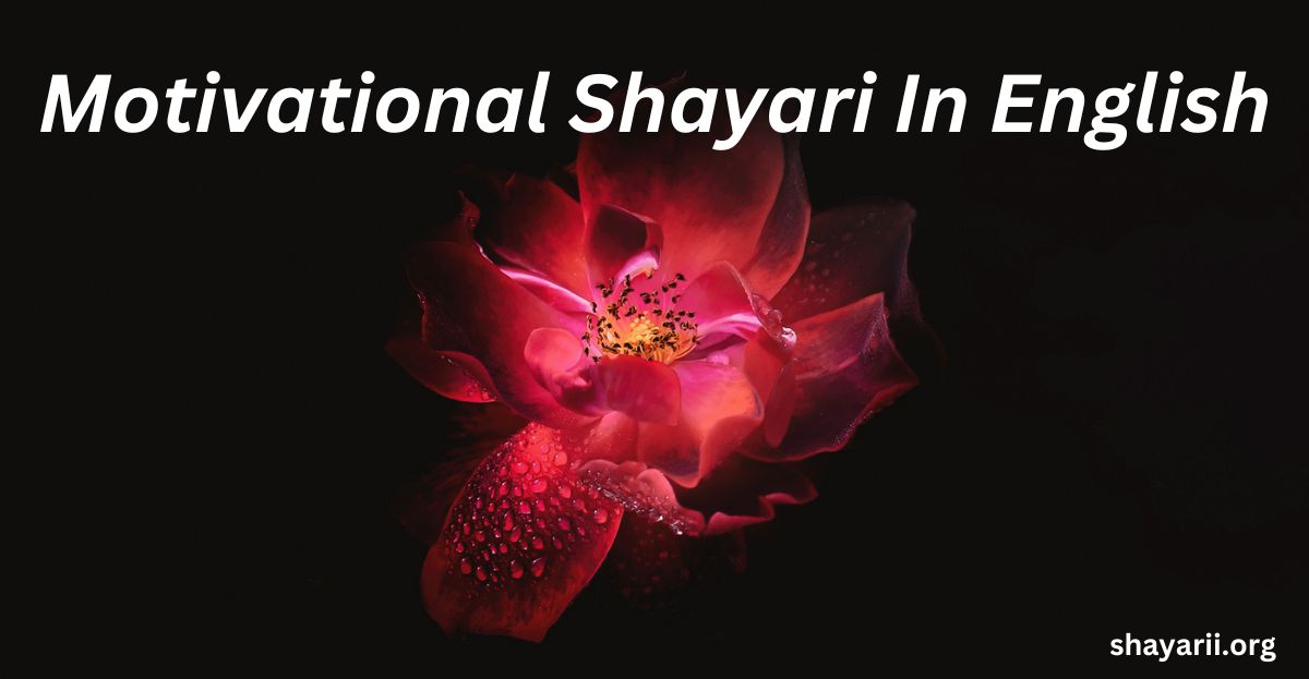 motivationa shayari in english