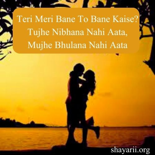 romantic shayari in english