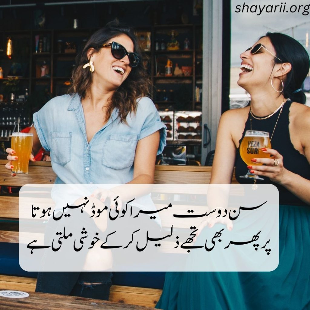 funny poetry in urdu for friend
