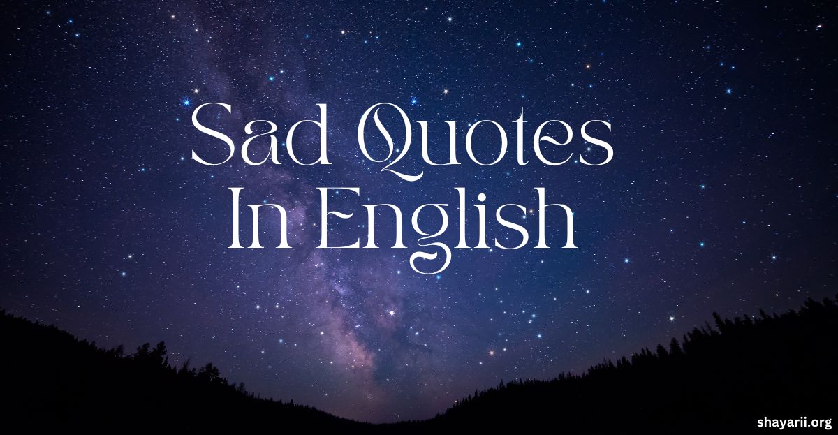 sad quotes in english