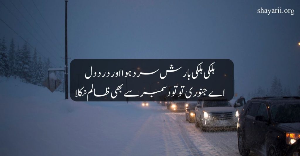 January Sad Poetry In Urdu