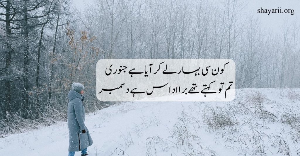 January Sad Poetry In Urdu