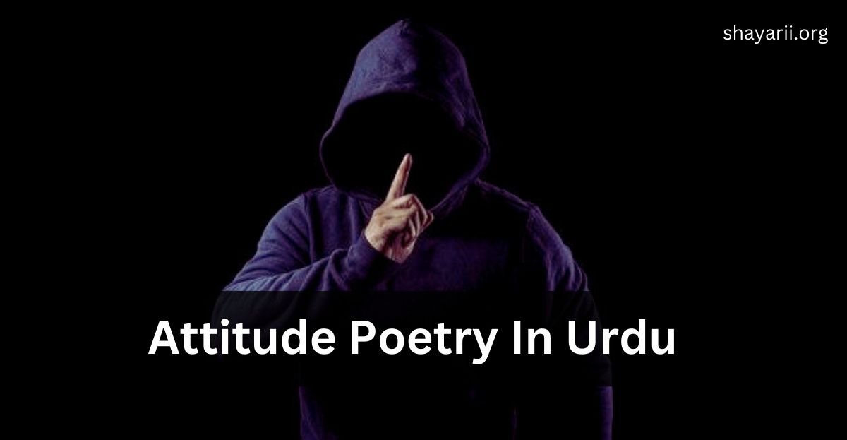 Attitude Poetry In Urdu