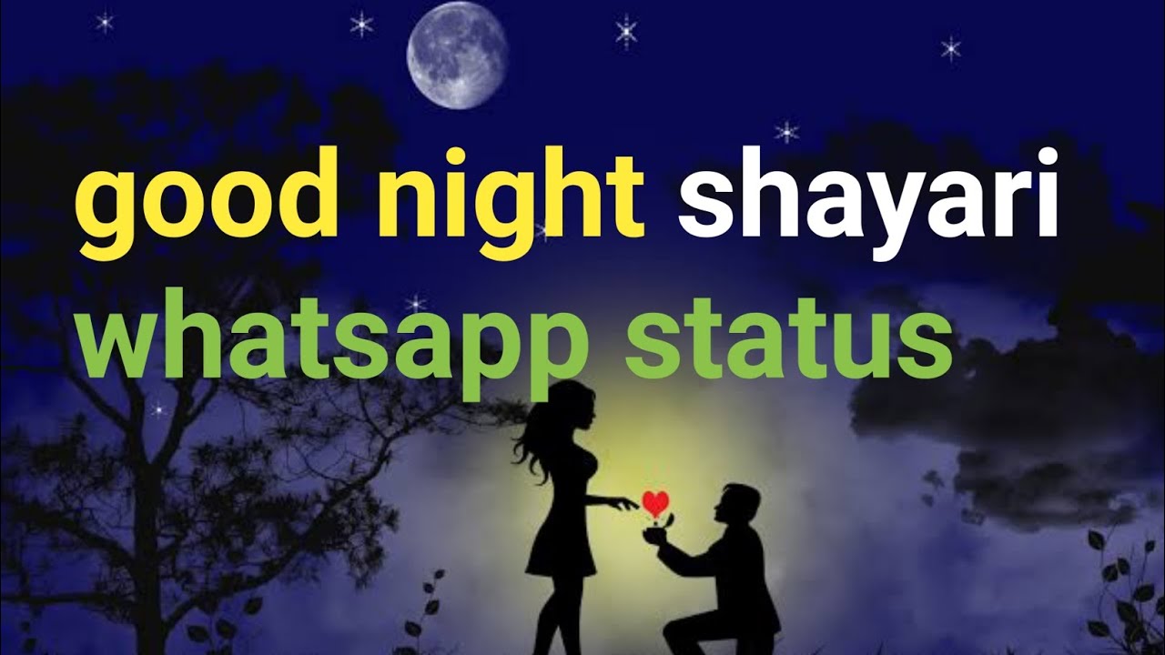 Good night shayari hindi whatsapp msg